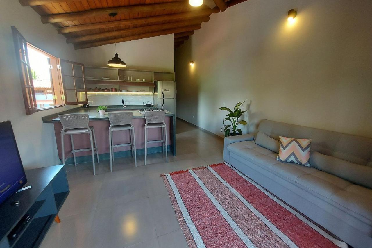 Sapeca - Novo Flat C/ Piscina, 50Mts Da Praia, Churrasqueira Privativa, Ar Con, Wi-Fi, Netflix, Garagem Paraty Luaran gambar